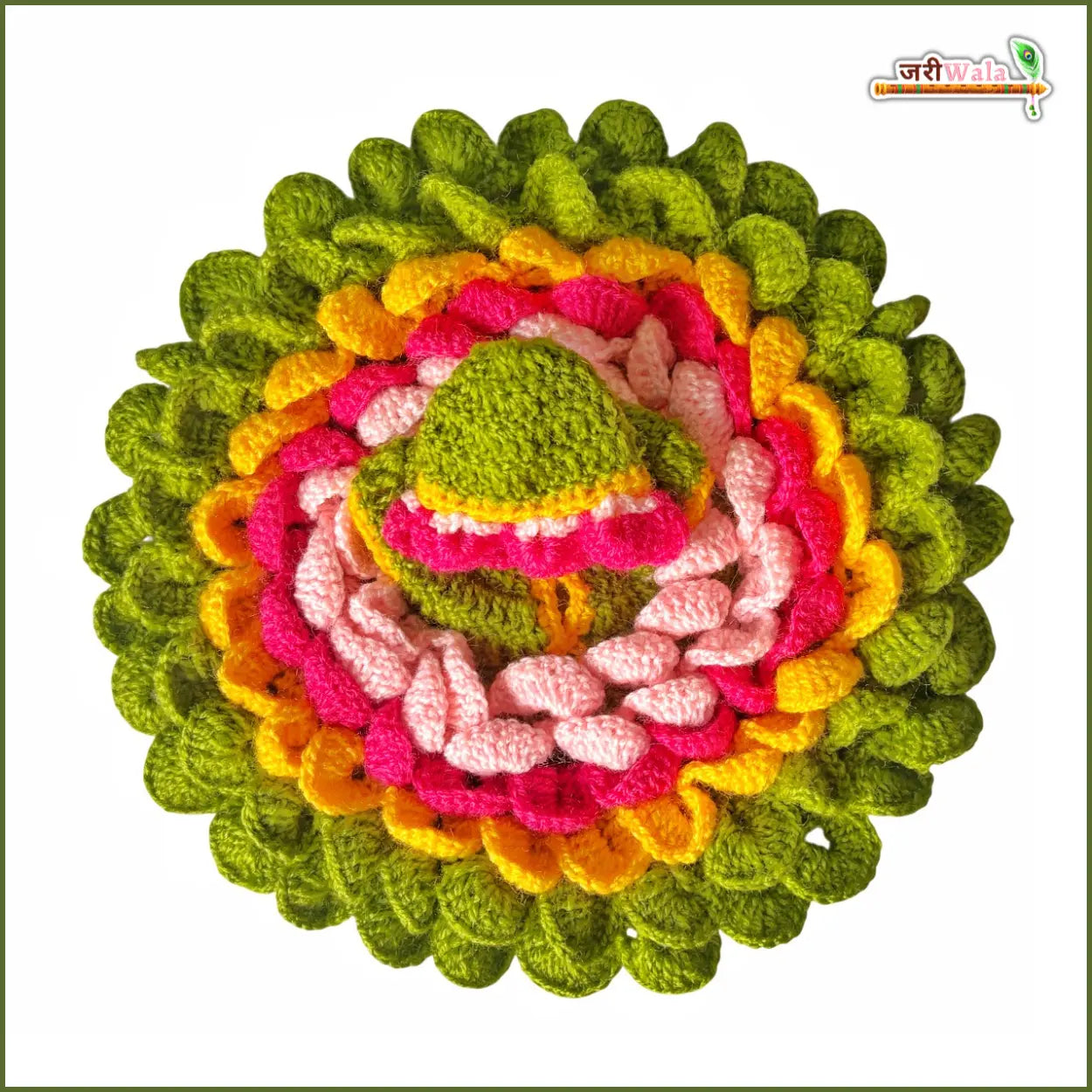Handmade Woolen Fancy Multicolor Laddu Gopal Dress with Cap - Designer Poshak for Kanha Ji, Bal Gopal, and Krishna Ji - Perfect for Janmashtami Festival