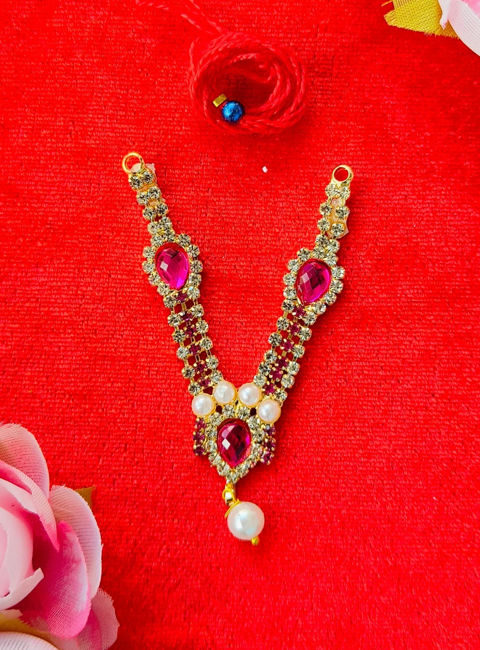 Mala for laddu gopal ji suitable for 0-7no. (kh-091)