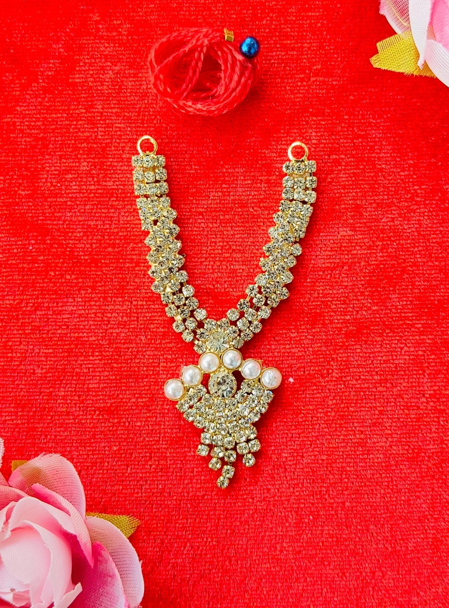 Mala for laddu gopal ji suitable for 0-7no. (kh-098)