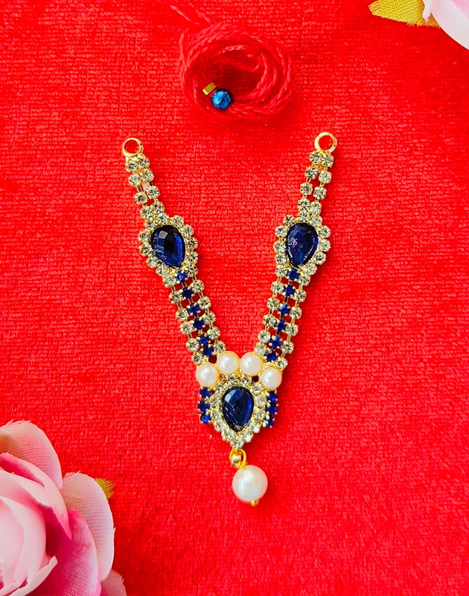 Mala for laddu gopal ji suitable for 0-7no. (kh-091)