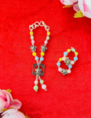 Mala kangan set for laddu gopal ji suitable for 1-4no. (kh-093)