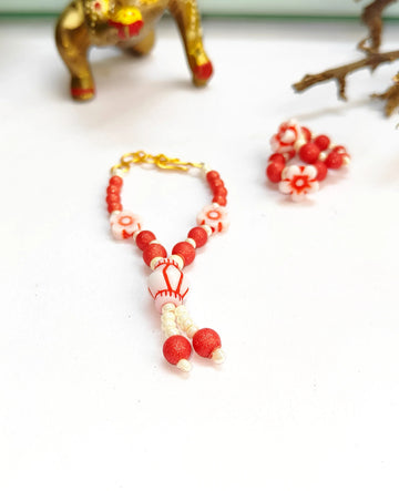 Handmade Designer Mala for Laddu Gopal Ji – Ideal for 2-4 No. | Elegant Kanha Ji Poshak, Bal Gopal Dress for Janmashtami Festival