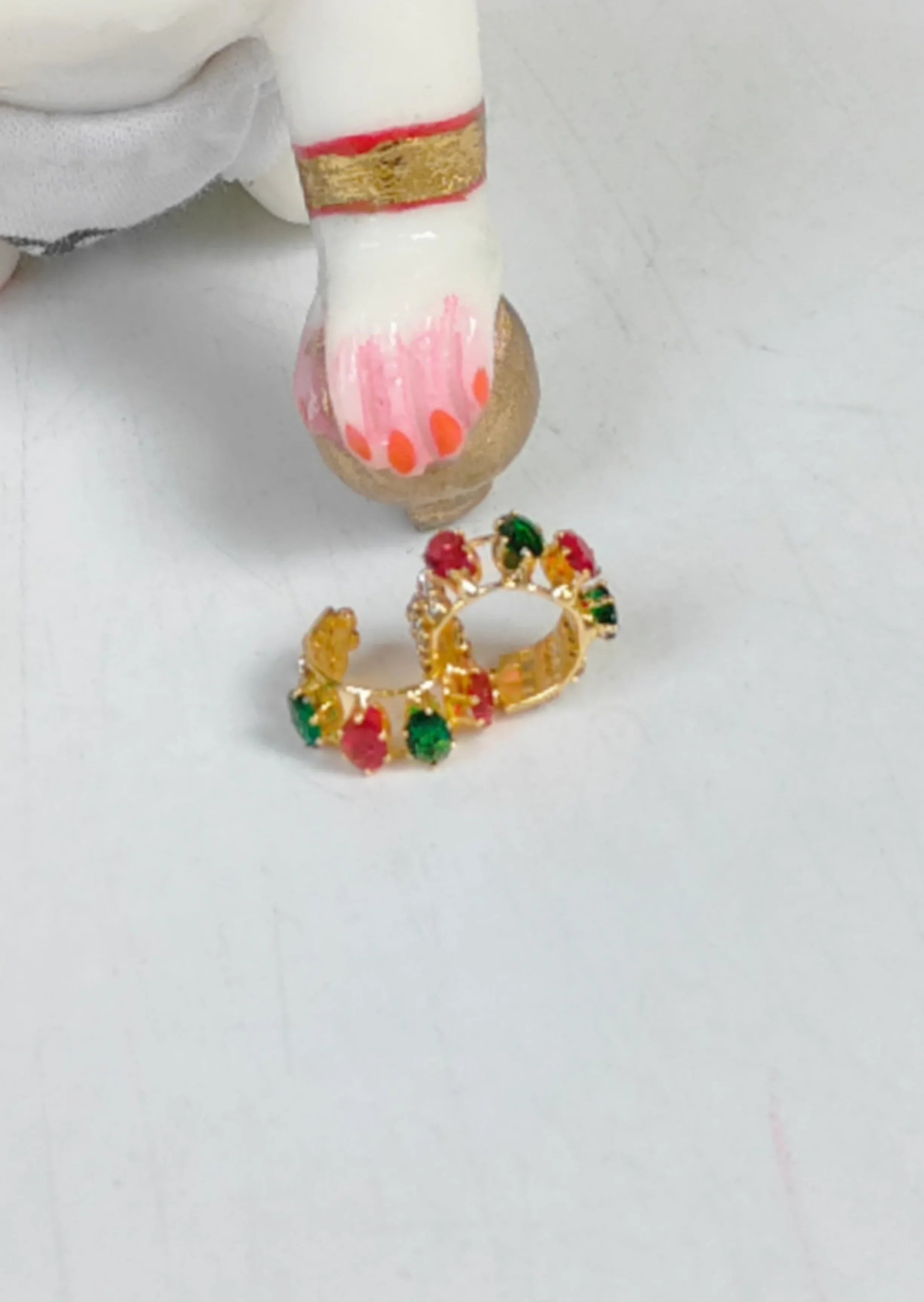 Handmade Designer Kangan for Laddu Gopal Ji - Perfect for 2 to 6 No. | Fancy Kanha Ji Poshak & Bal Gopal Dress for Janmashtami Celebrations
