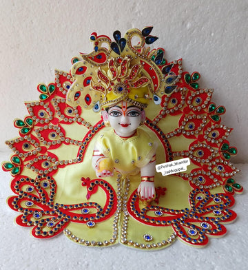 Handmade Designer Laddu Gopal Dress - Fancy Kanha Ji Poshak for Janmashtami, Bal Gopal Dress, Krishna Ji Dress, Perfect Festival Attire