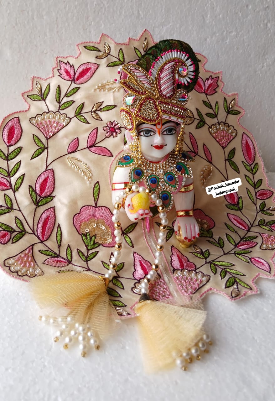 Handmade Janmashtami Special Royal Poshak - Designer Laddu Gopal Dress, Kanha Ji Poshak, Bal Gopal Dress & Krishna Ji Dress for Festivals