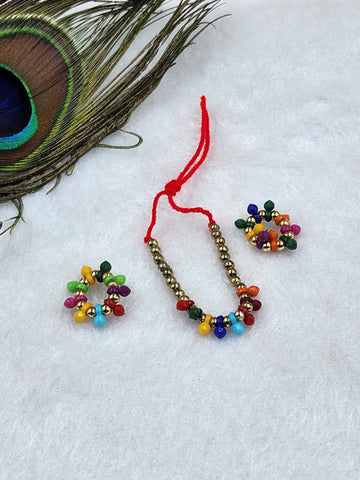 Multi colour Haar set for laddu ji size [0-6]