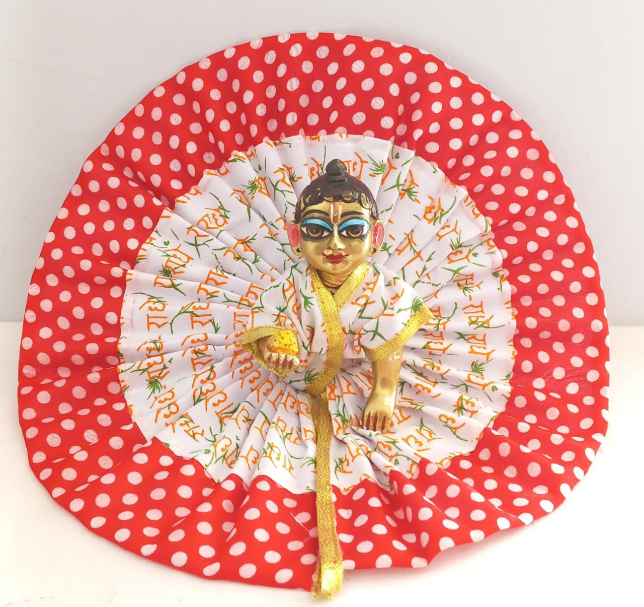 Handmade Designer Laddu Gopal Dress | Fancy Kanha Ji Poshak for Janmashtami | Bal Gopal & Krishna Ji Dress for Festivals
