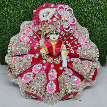 Designer Laddu Gopal Dress for Janmashtami | Fancy Kanha Ji Poshak in Size 0-6 | Heavy Quality Bal Gopal Dress for Unique Festivals