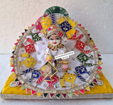 Handmade Laddu Gopal Dress - Designer Kanha Ji Poshak for Janmashtami | Fancy Bal Gopal Dress & Krishna Ji Dress for Festivals
