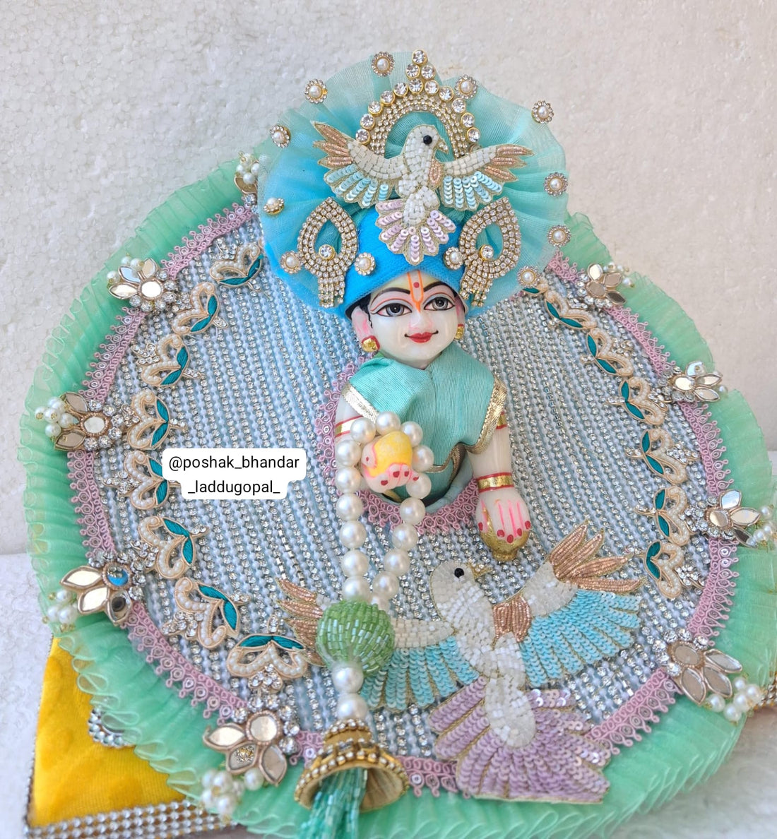 Handmade Designer Laddu Gopal Dress | Fancy Kanha Ji Poshak for Janmashtami | Bal Gopal & Krishna Ji Dress Collection