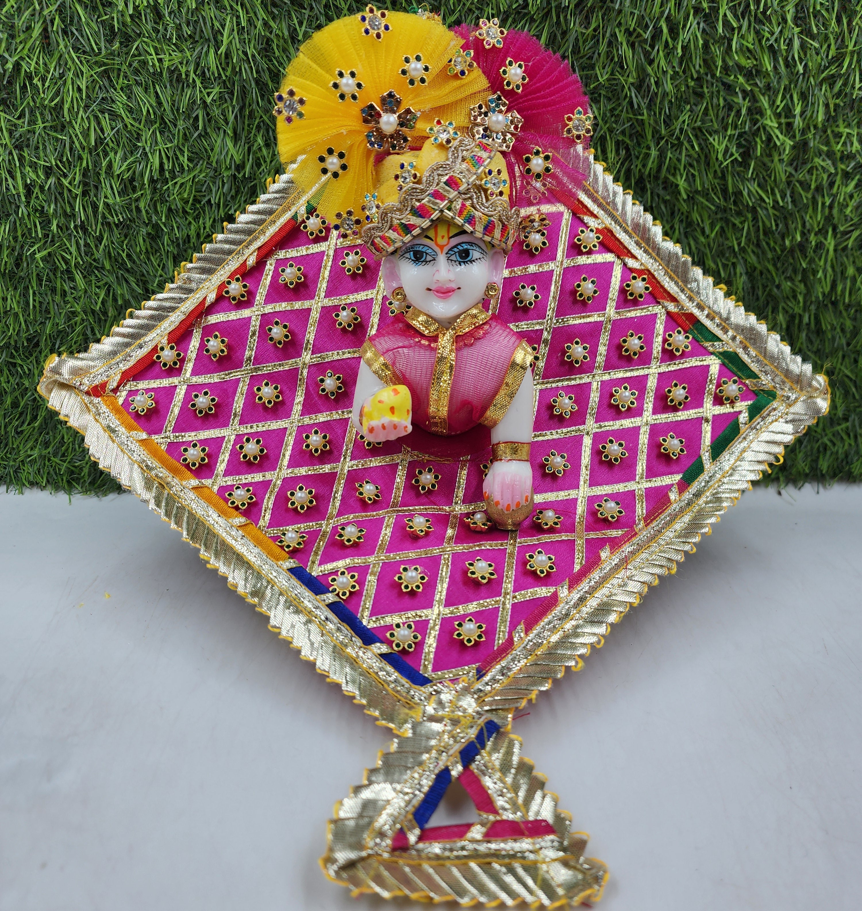 Designer Laddu Gopal Dress - Fancy Kanha Ji Poshak for Janmashtami & Festivals | Comfortable Bal Gopal Dress (Size 0-6) | Unique Krishna Ji Dress