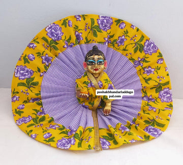 Handmade Cotton Laddu Gopal Dress - Designer Kanha Ji Poshak for Janmashtami, Fancy Bal Gopal Dress, Krishna Ji Dress (Sizes 0/1/3)