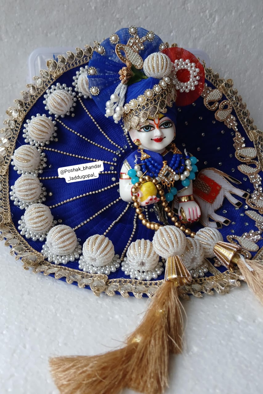 Handmade Laddu Gopal Dress - Designer Kanha Ji Poshak for Janmashtami, Fancy Bal Gopal Dress & Krishna Ji Dress - Perfect Festival Attire
