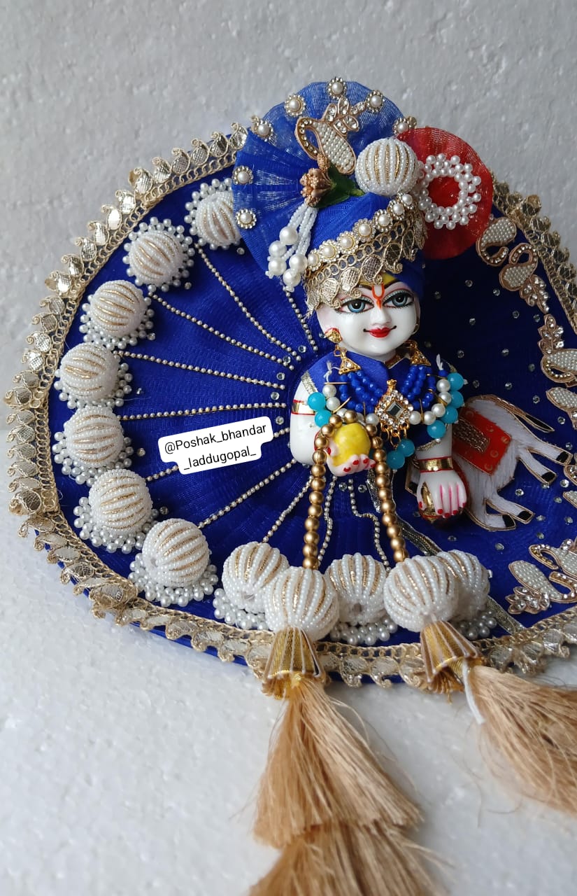 Handmade Laddu Gopal Dress - Designer Kanha Ji Poshak for Janmashtami, Fancy Bal Gopal Dress & Krishna Ji Dress - Perfect Festival Attire