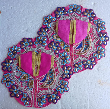 Handmade 3/4 Sleeve Designer Laddu Gopal Dress | Fancy Kanha Ji Poshak for Janmashtami | Bal Gopal & Krishna Ji Dress