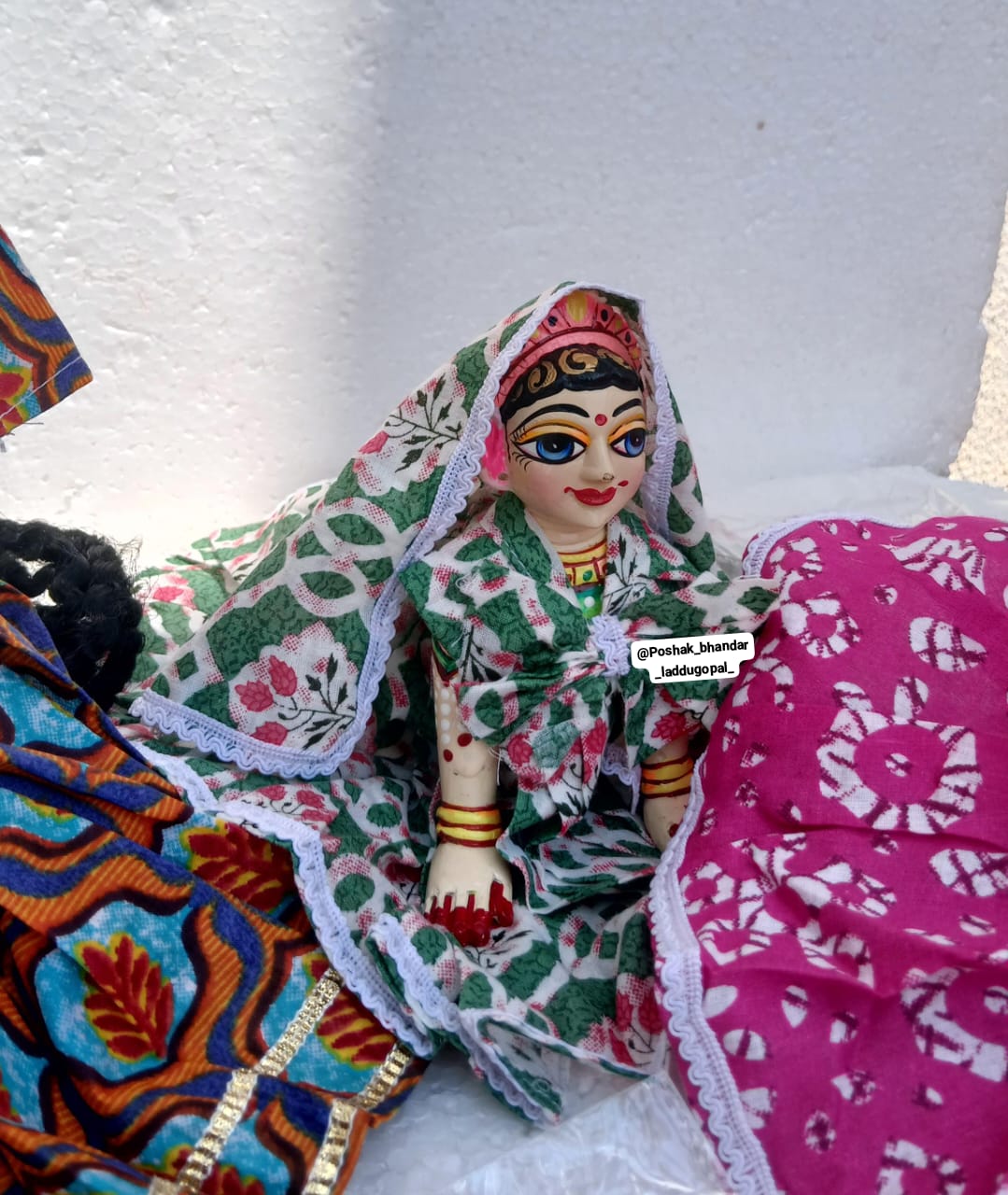 Handmade Pure Cotton Laddu Gopal Dress - Designer Kanha Ji Poshak for Janmashtami, Fancy Bal Gopal Dress, Krishna Ji Dress