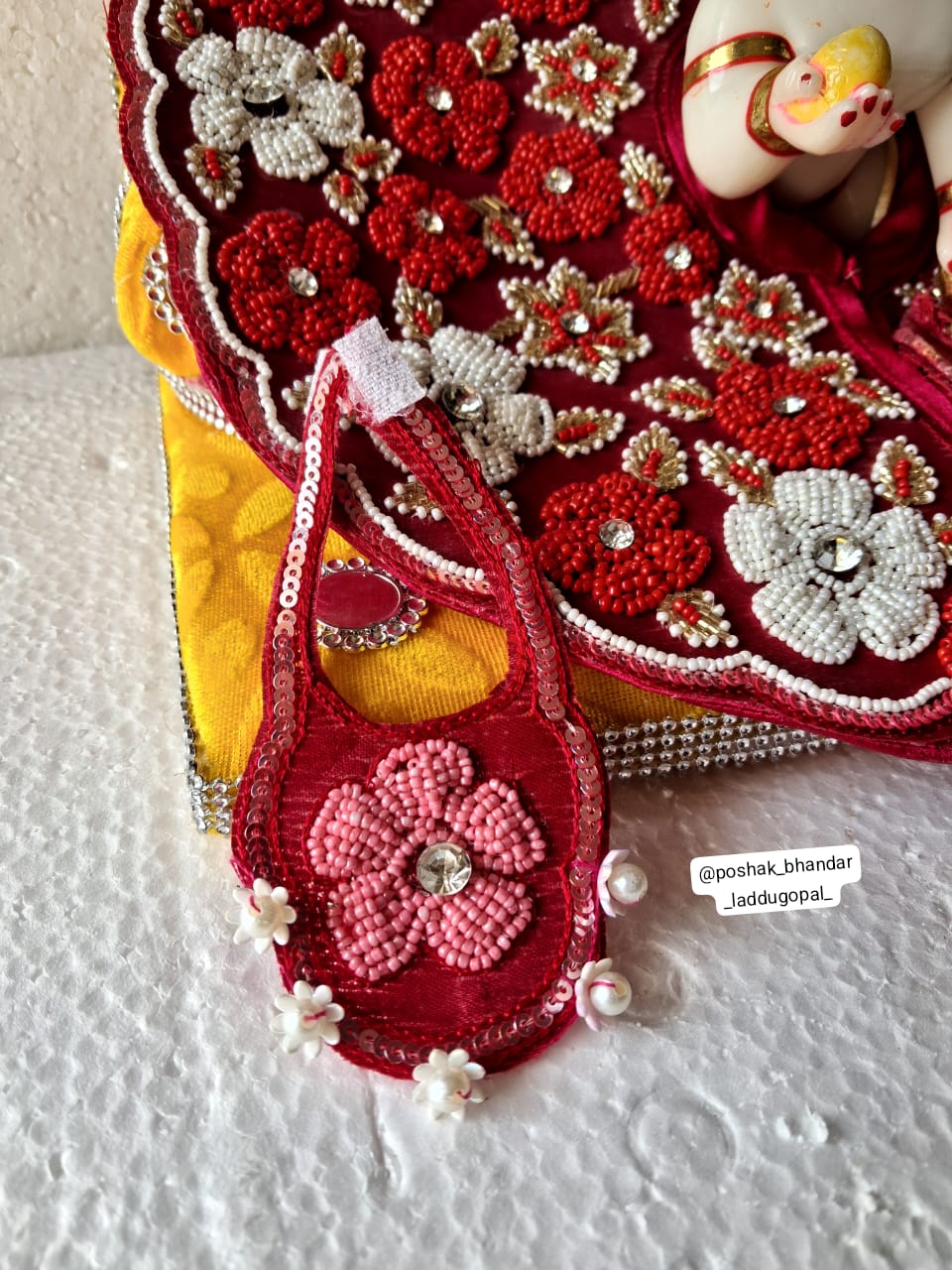 Handmade Premium Laddu Gopal Dress with Designer Jacket | Fancy Kanha Ji Poshak for Janmashtami & Festivals | Bal Gopal & Krishna Ji Dress