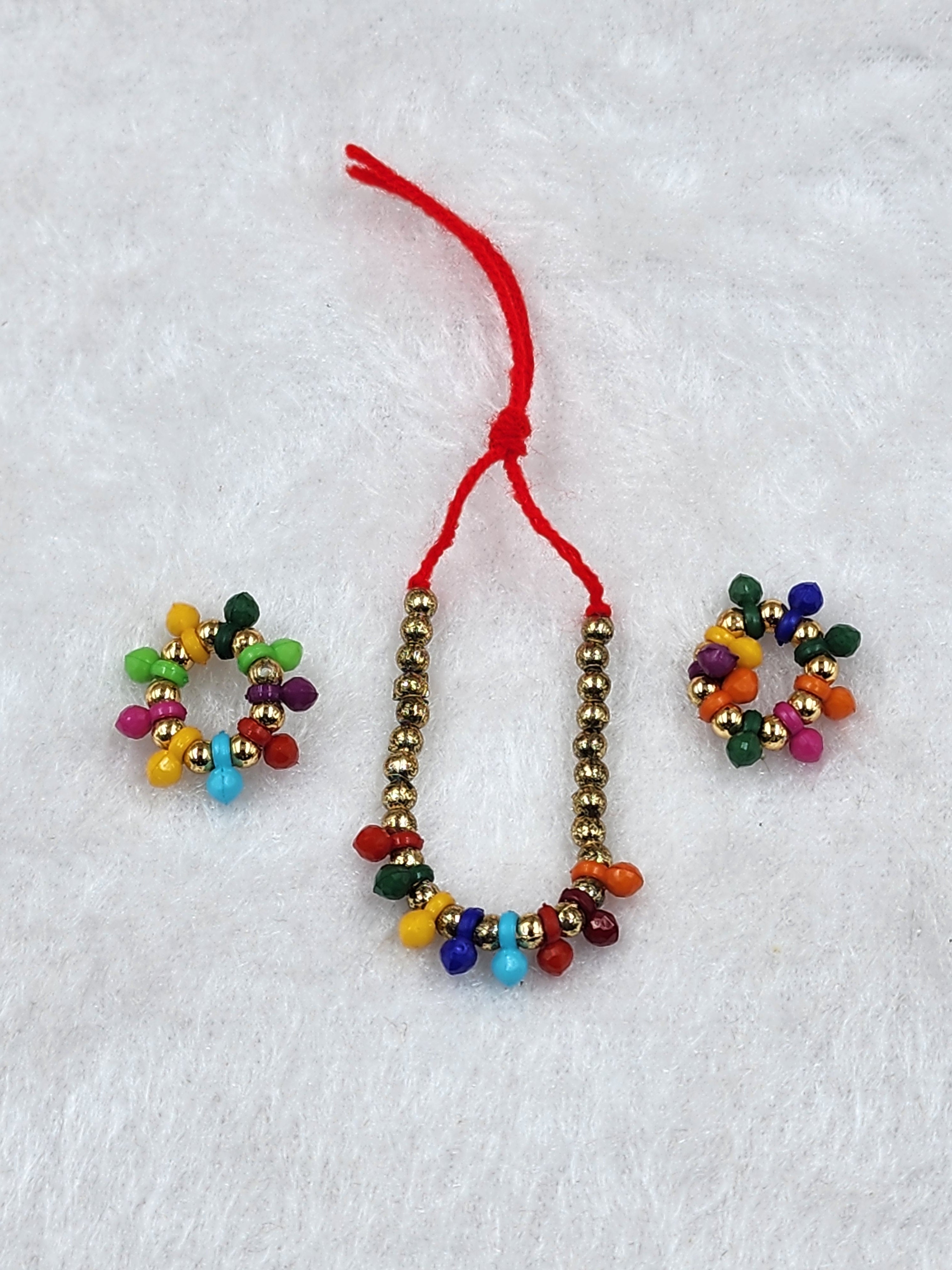 Multi colour Haar set for laddu ji size [0-6]