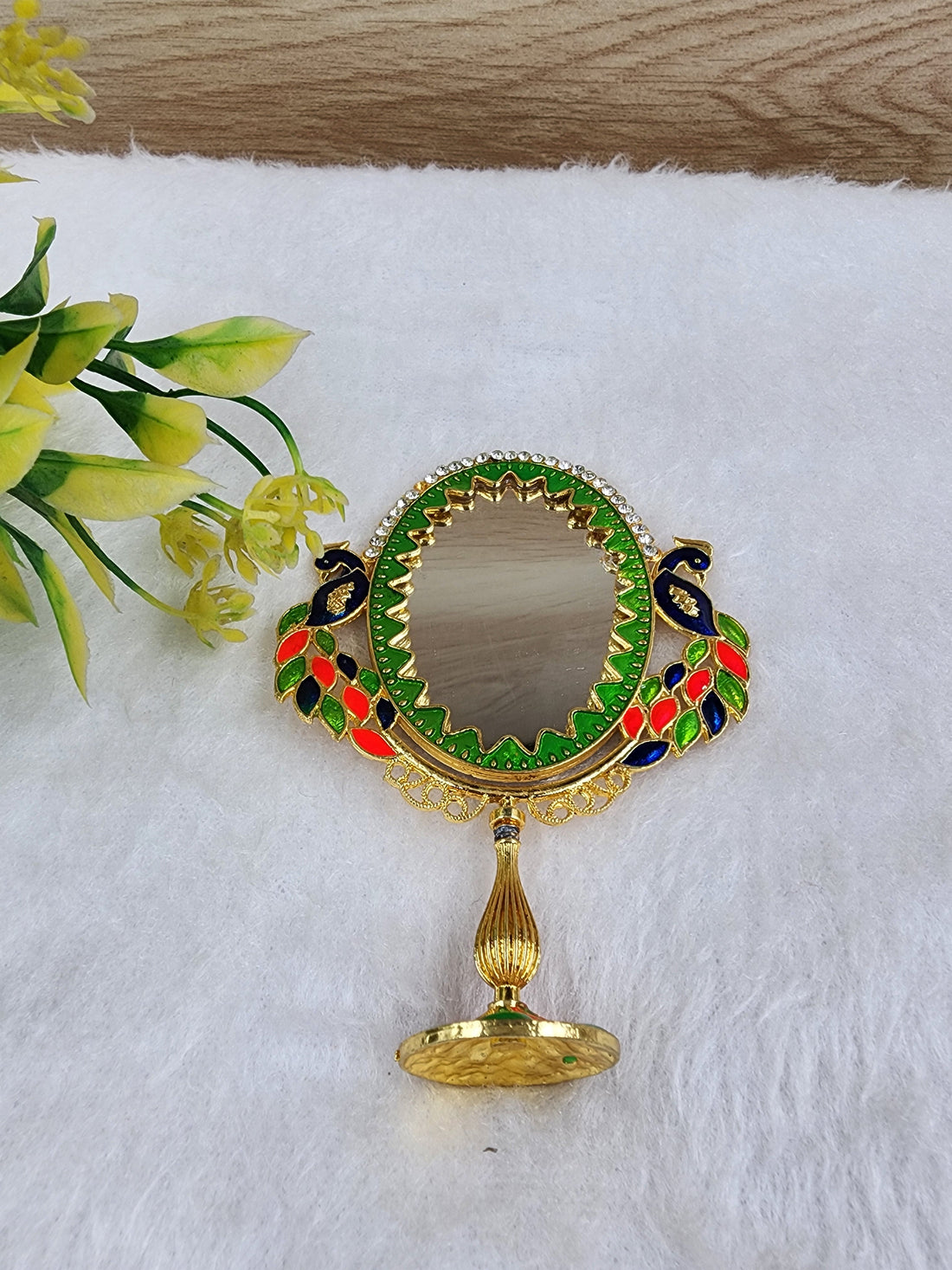 Beautiful mirror for laddu gopal ji (pack of 1)