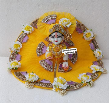Handmade Classic Laddu Gopal Dress - Designer Kanha Ji Poshak for Janmashtami, Fancy Bal Gopal Dress, Krishna Ji Dress