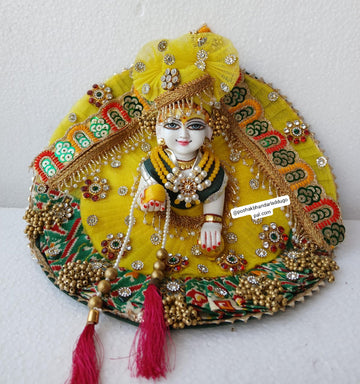 Handmade Laddu Gopal Dress - Designer Kanha Ji Poshak for Janmashtami | Fancy Bal Gopal & Krishna Ji Dress | Perfect Festival Outfit