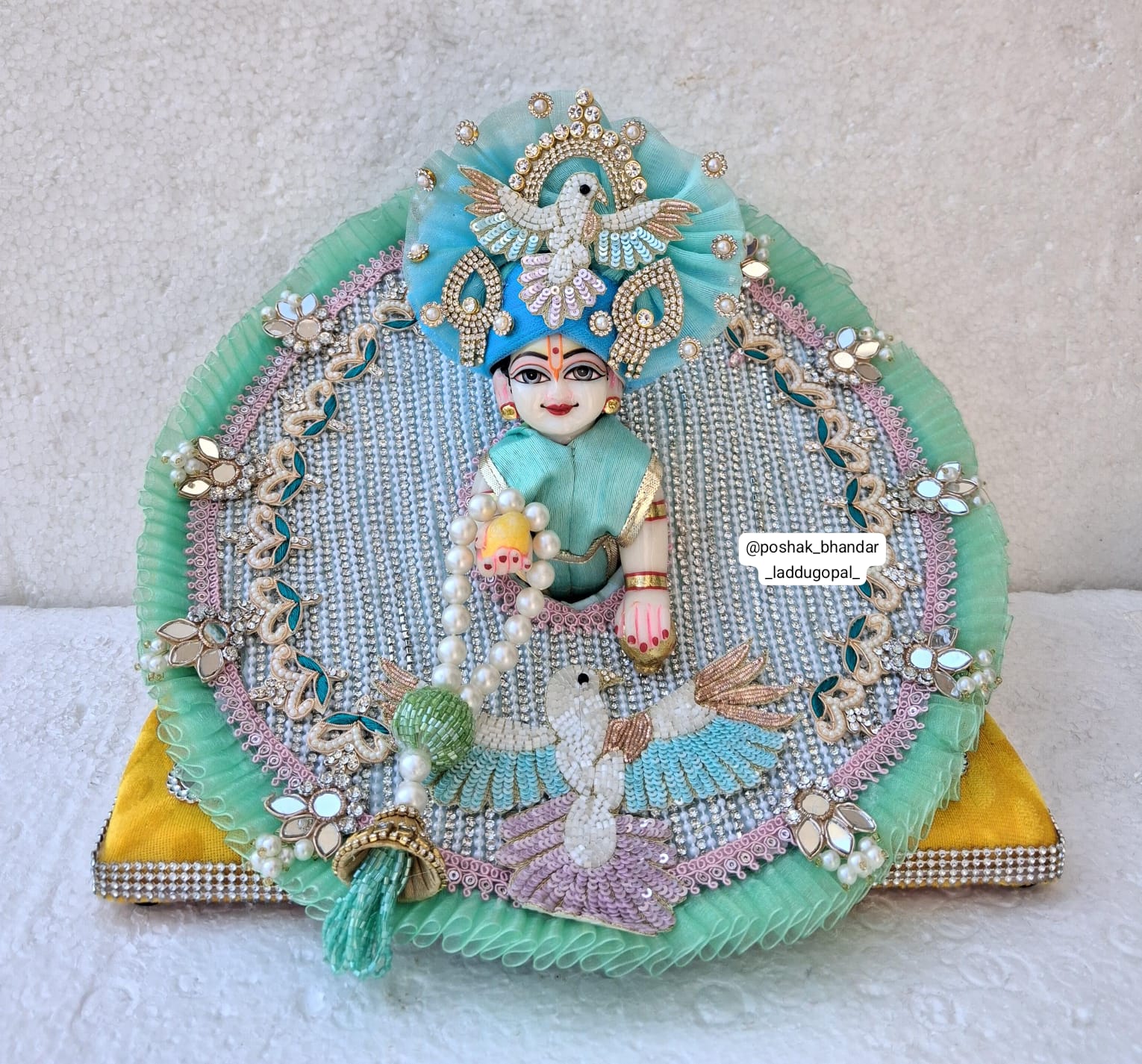 Handmade Designer Laddu Gopal Dress | Fancy Kanha Ji Poshak for Janmashtami | Bal Gopal & Krishna Ji Dress Collection