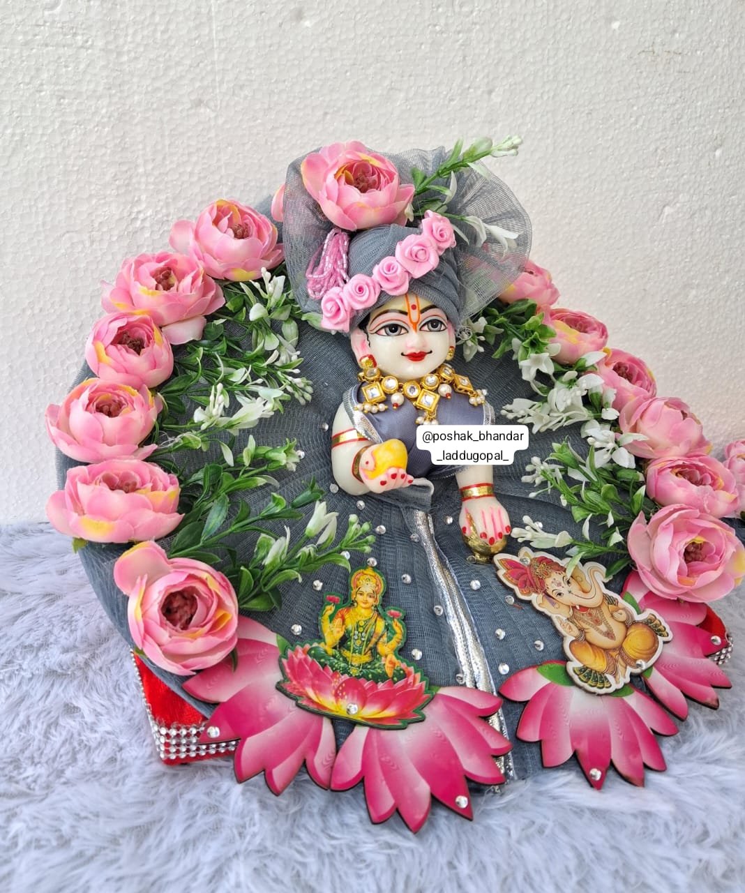 Handmade Diwali & Janmashtami Special Laddu Gopal Dress | Designer Kanha Ji Poshak | Fancy Bal Gopal & Krishna Ji Dress (Sizes 2 to 7)
