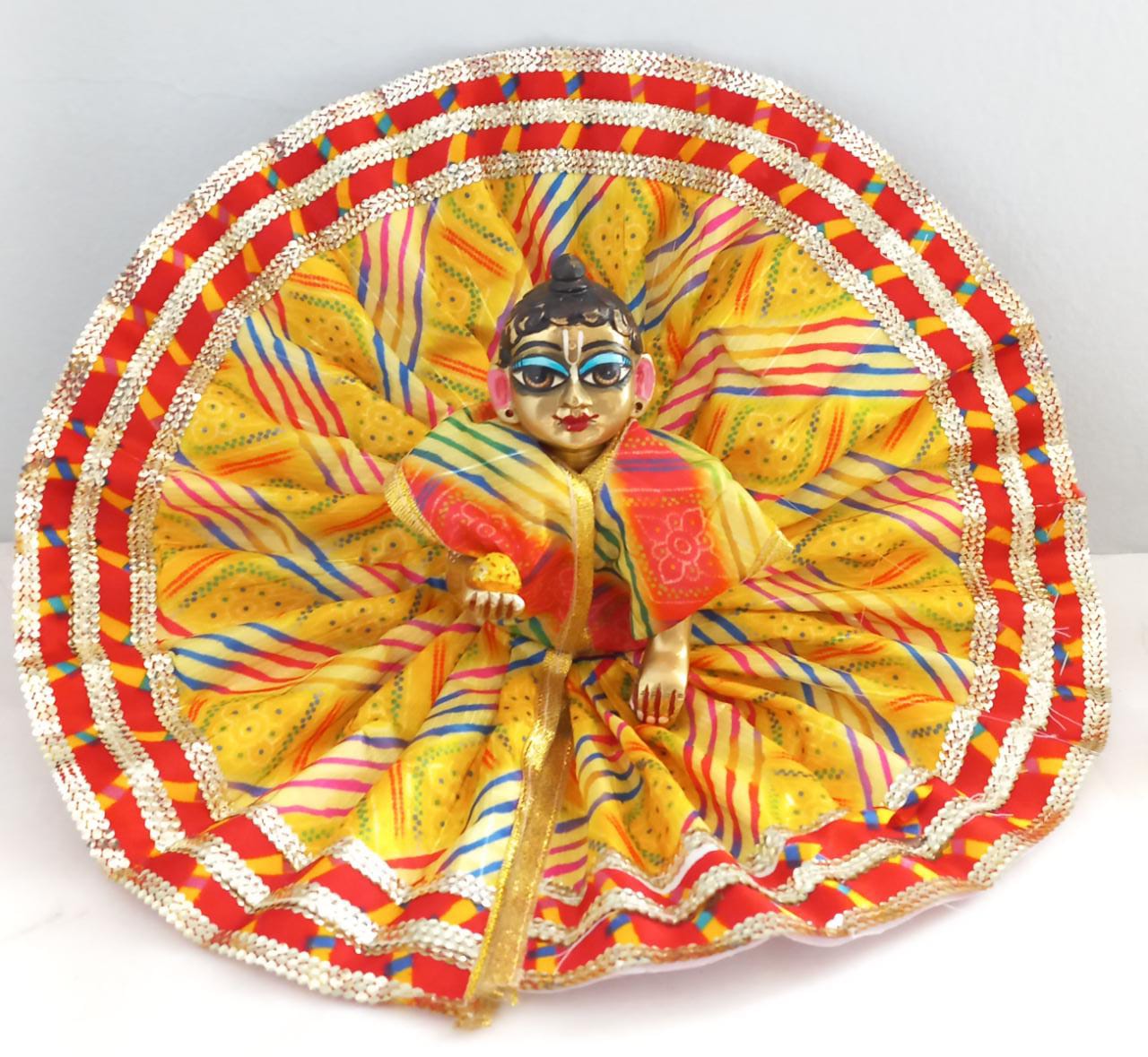 Handmade Designer Laddu Gopal Dress | Fancy Kanha Ji Poshak for Janmashtami | Bal Gopal & Krishna Ji Dress for Festivals