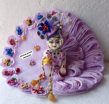 Handmade Half Petal Heavy Dress for Laddu Gopal | Designer Kanha Ji Poshak | Fancy Bal Gopal Dress for Janmashtami Celebrations