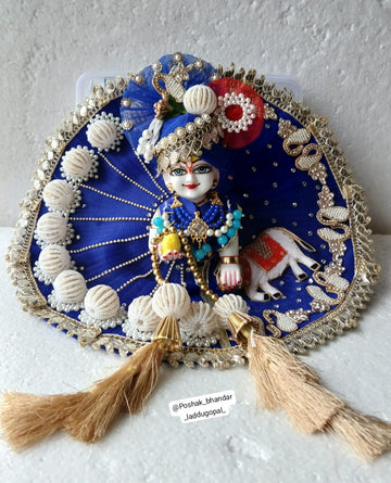 Handmade Laddu Gopal Dress - Designer Kanha Ji Poshak for Janmashtami, Fancy Bal Gopal Dress & Krishna Ji Dress - Perfect Festival Attire