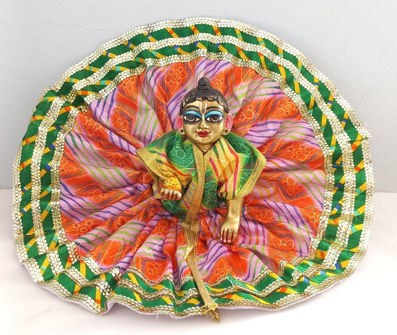Handmade Designer Laddu Gopal Dress | Fancy Kanha Ji Poshak for Janmashtami | Bal Gopal & Krishna Ji Dress for Festivals