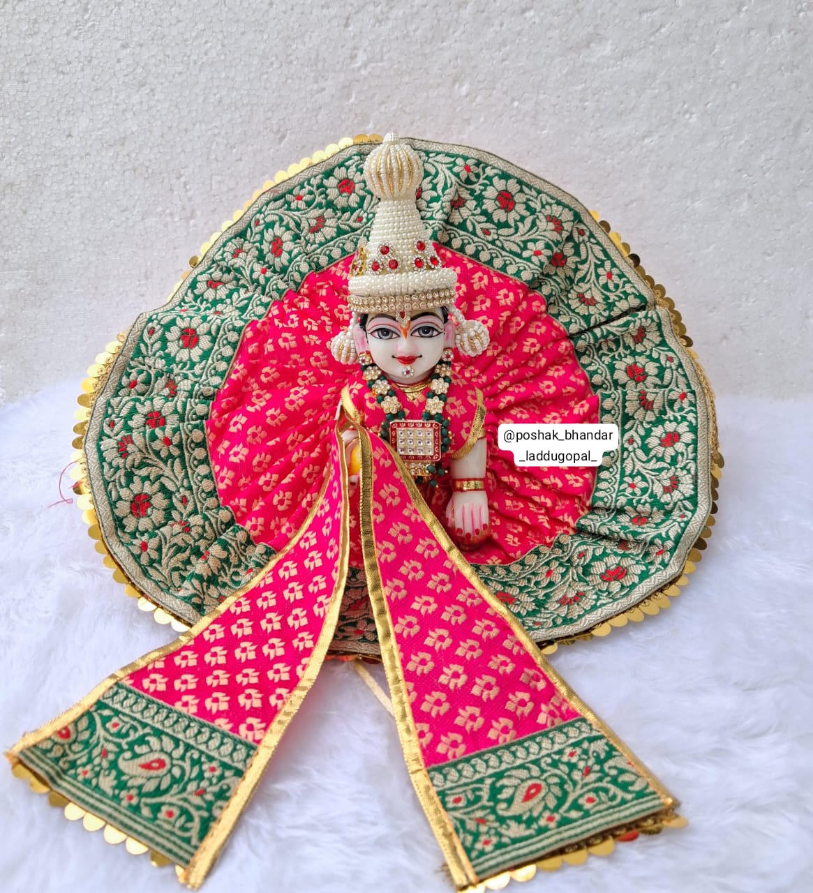 Handmade Designer Laddu Gopal Dress | Fancy Kanha Ji Poshak for Janmashtami | Bal Gopal & Krishna Ji Dress for Festivals