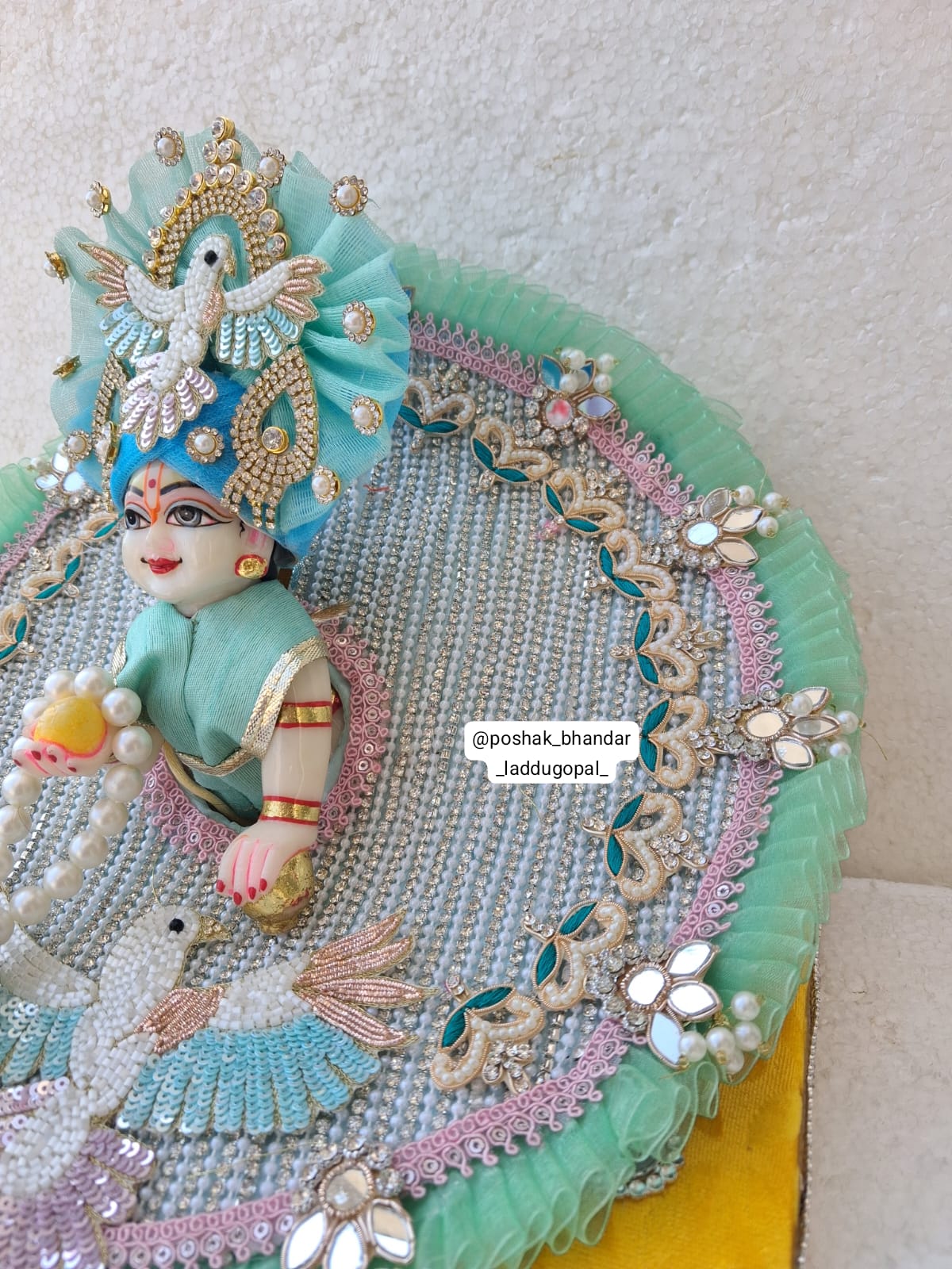 Handmade Designer Laddu Gopal Dress | Fancy Kanha Ji Poshak for Janmashtami | Bal Gopal & Krishna Ji Dress Collection