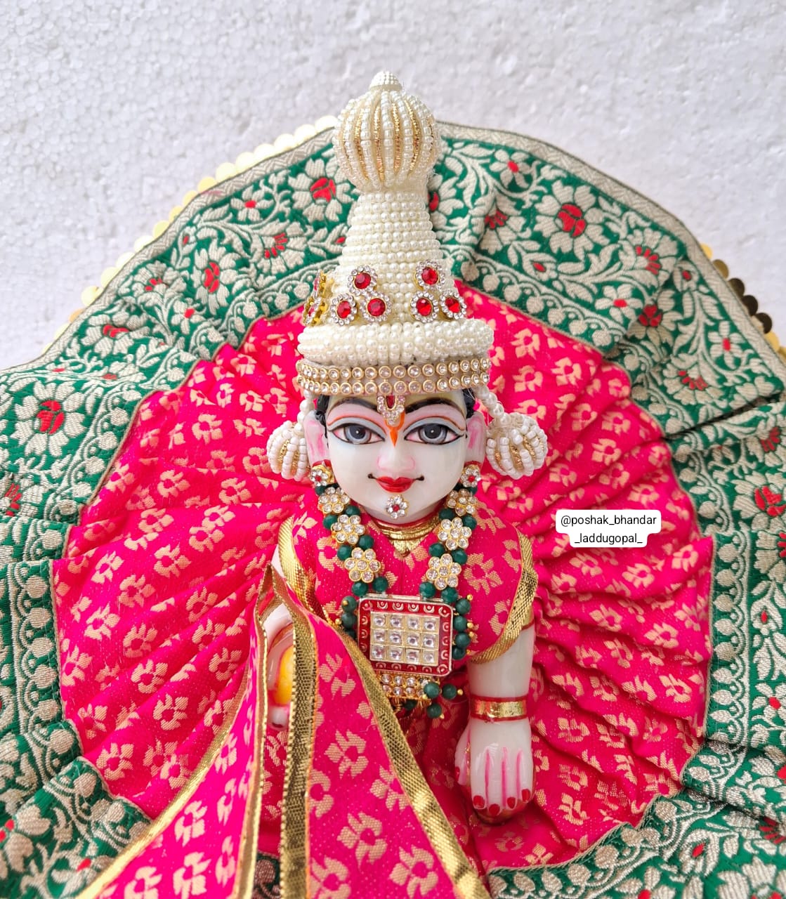 Handmade Designer Laddu Gopal Dress | Fancy Kanha Ji Poshak for Janmashtami | Bal Gopal & Krishna Ji Dress for Festivals