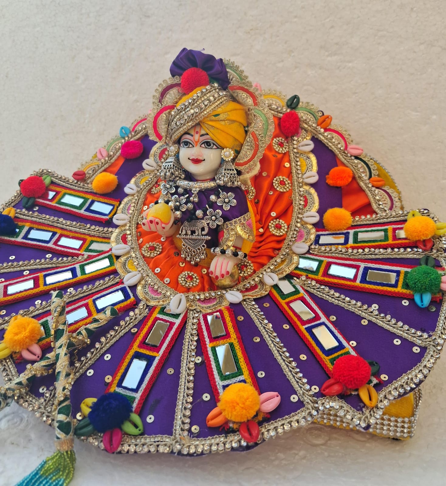 Handmade Designer Dandiya Raas Dress for Janmashtami | Laddu Gopal Dress, Kanha Ji Poshak, Bal Gopal Dress, Krishna Ji Dress - Fancy Festival Outfit