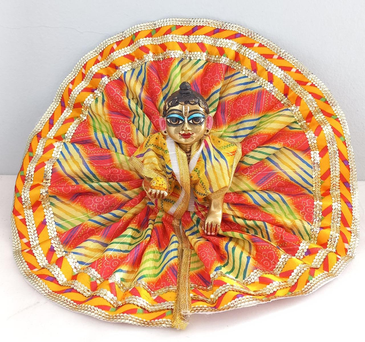 Handmade Designer Laddu Gopal Dress | Fancy Kanha Ji Poshak for Janmashtami | Bal Gopal & Krishna Ji Dress for Festivals
