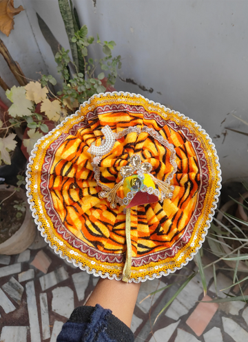 Handmade Shivratri Special Laddu Gopal Dress with Pagadi | Designer Kanha Ji Poshak | Fancy Bal Gopal Dress for Janmashtami Celebrations