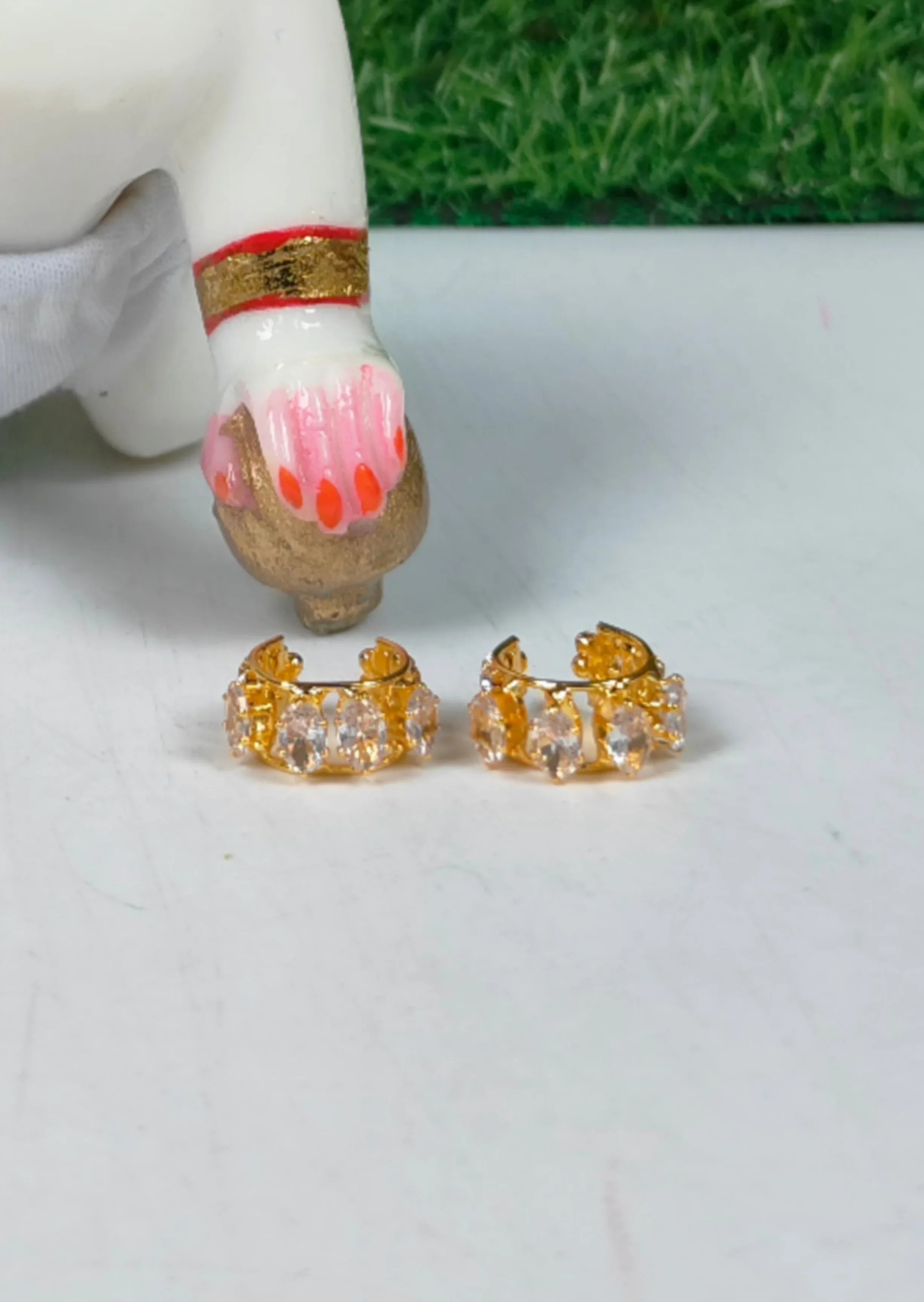 Handmade Designer Kangan for Laddu Gopal Ji - Perfect for 2 to 6 No. | Fancy Kanha Ji Poshak & Bal Gopal Dress for Janmashtami Celebrations