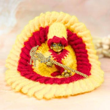 Handmade Kanakleela Designer Laddu Gopal Dress - Fancy Poshak for Janmashtami, Bal Gopal & Krishna Ji Celebrations