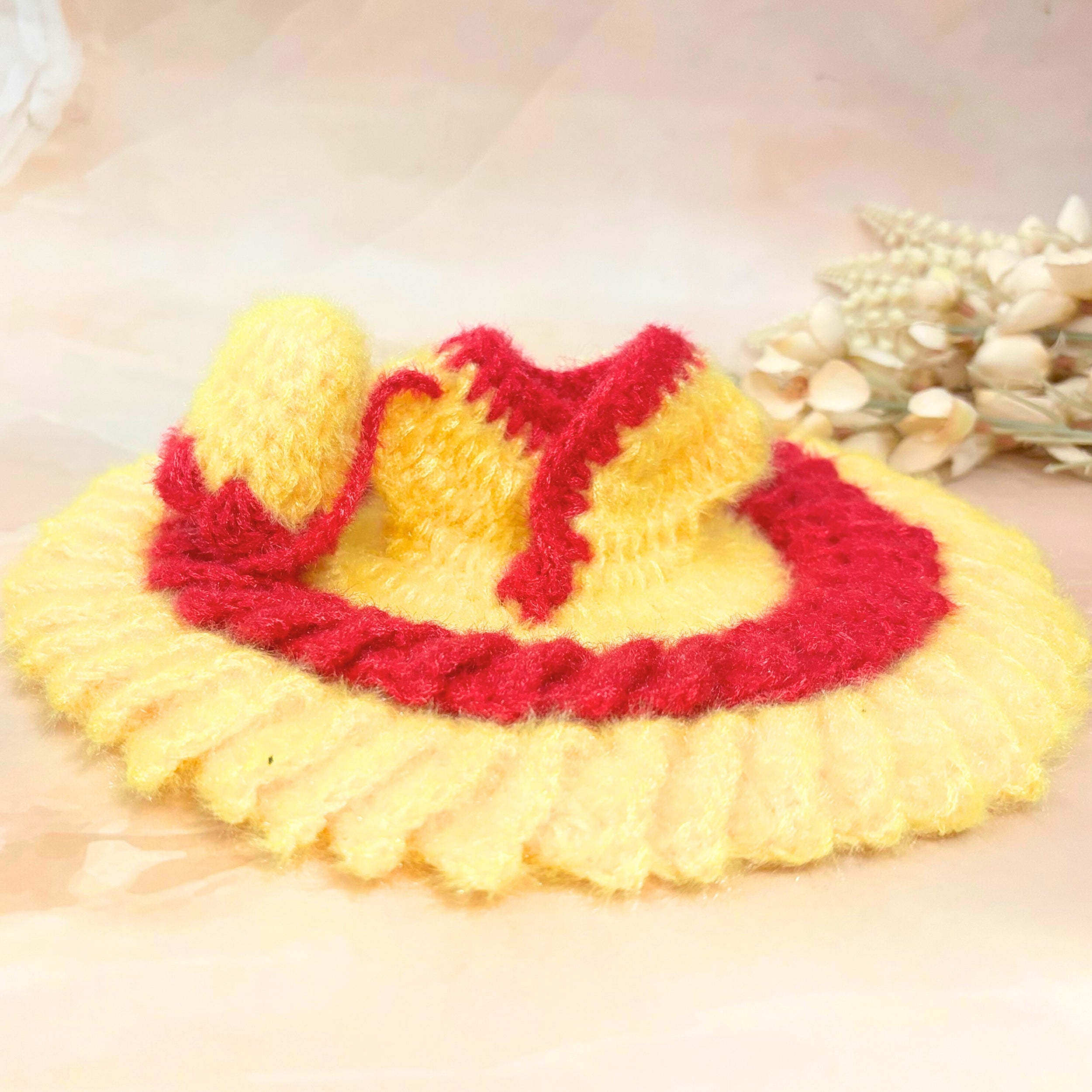 Handmade Kanakleela Designer Laddu Gopal Dress - Fancy Poshak for Janmashtami, Bal Gopal & Krishna Ji Celebrations